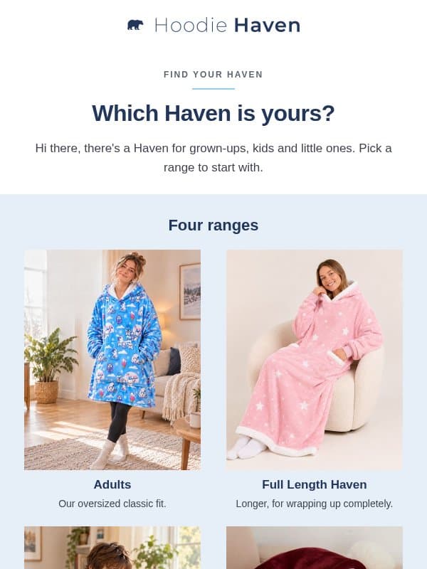 Find your Haven email from Hoodie Haven