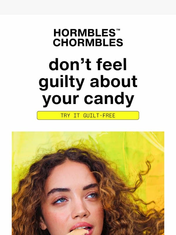 enjoy without regrets π email from HORMBLES CHORMBLES