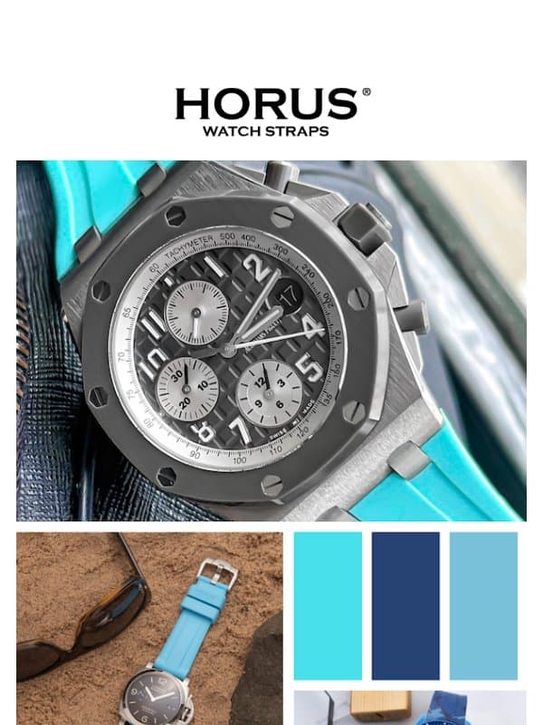 Colors worth knowing this summer. email from Horus Watch Straps
