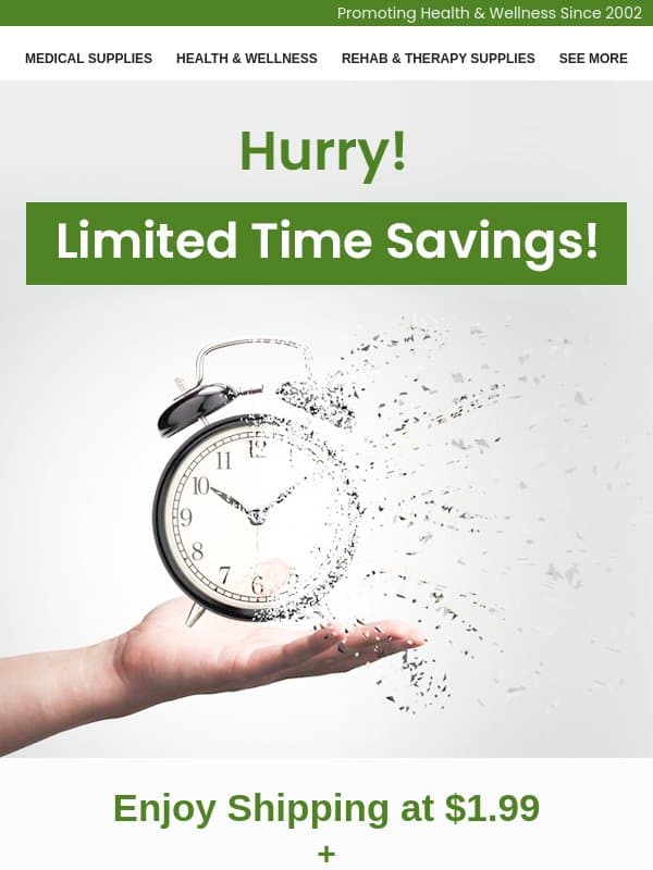 Shop Our Featured Picks β $1.99 Shipping + 25% Reward$ Await! email from HPFY (Health Products For You)