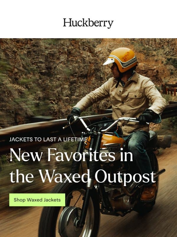The Best of the Waxed Outpost, According to Our Design Director email from Huckberry