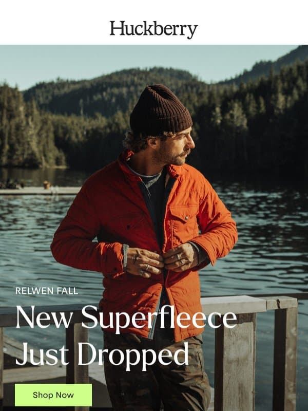 Relwen's New Salute to Vintage Outdoor Gear email from Huckberry