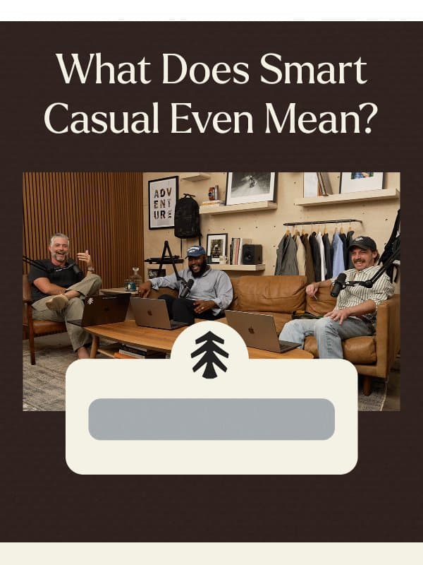 Ask Huckberry: 'Can I Wear Jeans to Work?' email from Huckberry