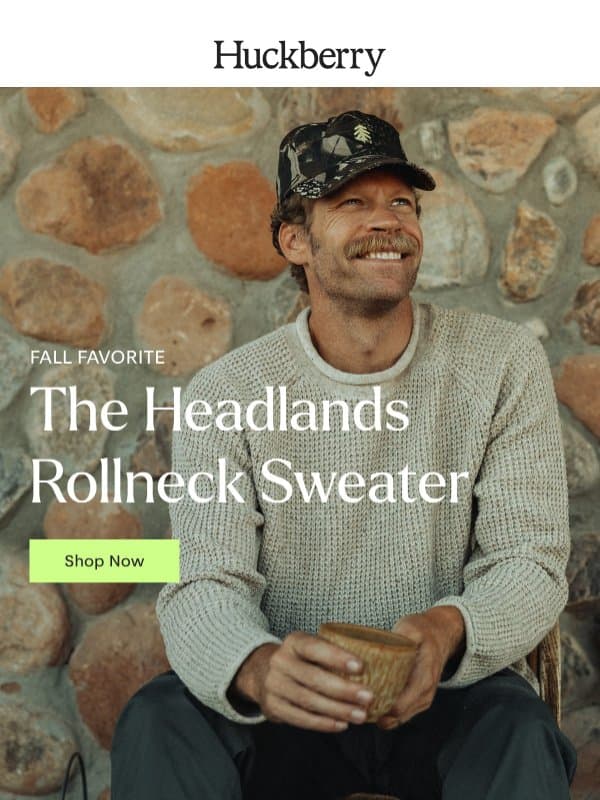 Iconic Sweaters and the Legends Who Wore Them email from Huckberry