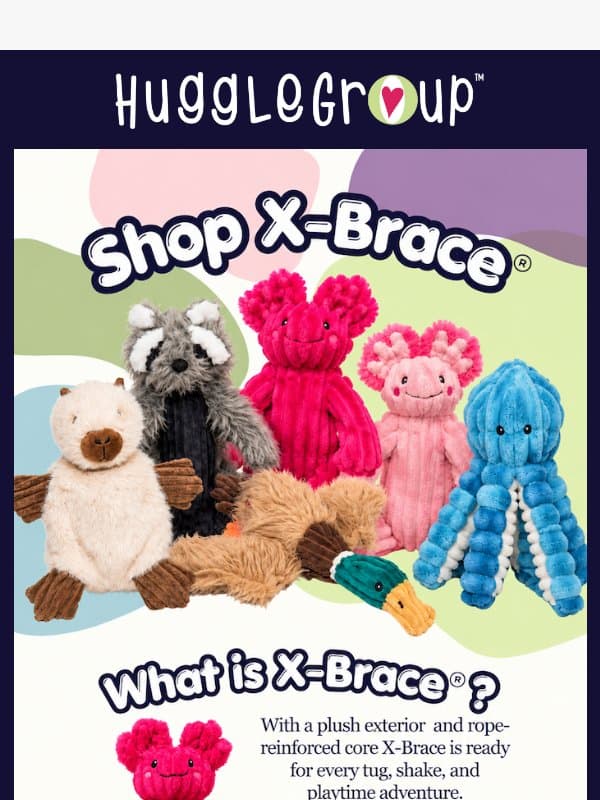Get to Know X-Brace! email from HuggleHounds