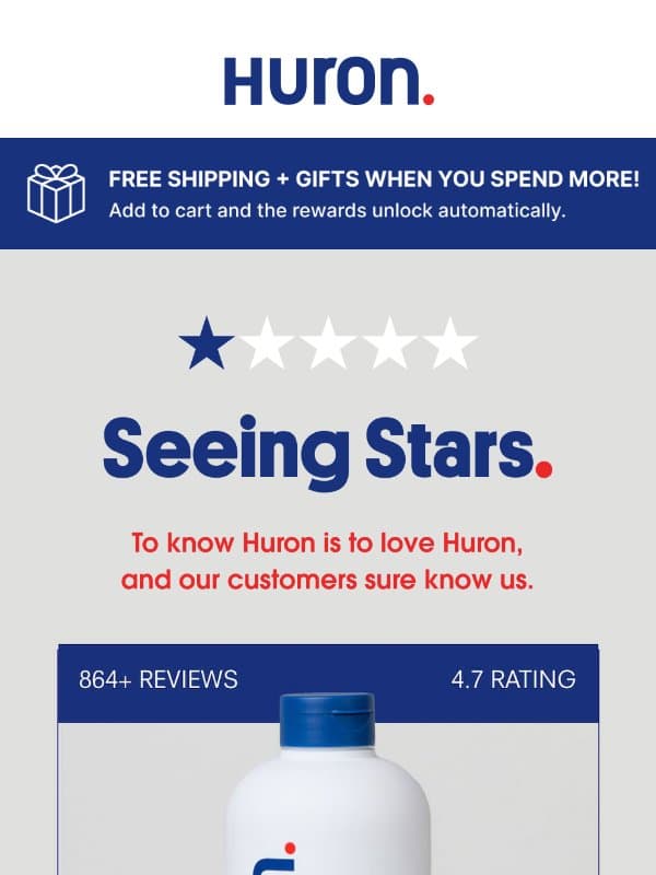 The reviews don’t lie (and we don’t censor) email from Huron