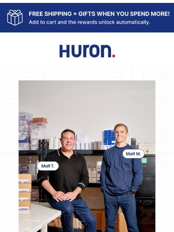 The Huron Difference email from Huron