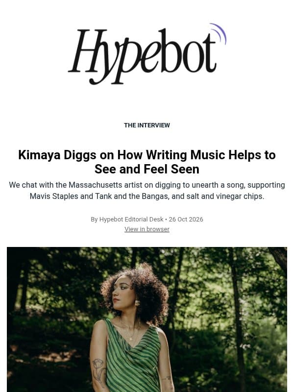 Kimaya Diggs on How Writing Music Helps to See and Feel Seen email from Hypebot