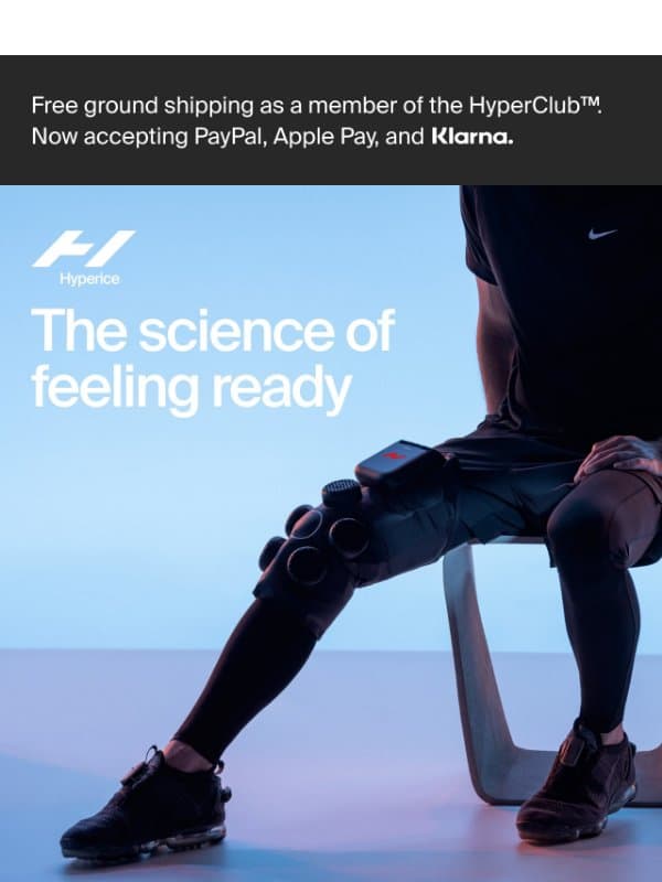The science of feeling ready 🔥🧊 email from Hyperice