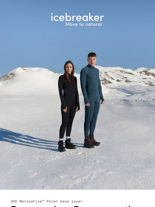 Pure merino. Nothing in between. email from Icebreaker