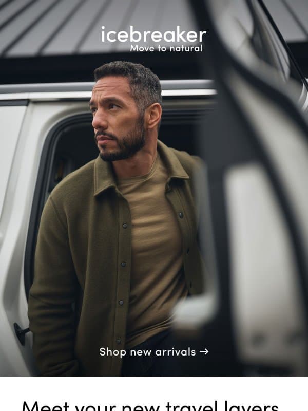 New travel layers just landed email from Icebreaker