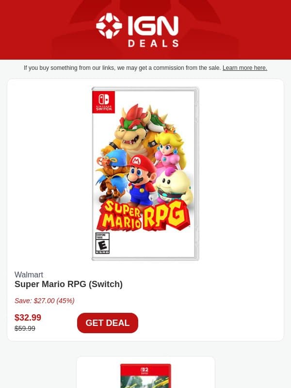 Daily Deals: Nintendo Switch Games, 8BitDo PC Controller, Apple AirPods, and More email from IGN