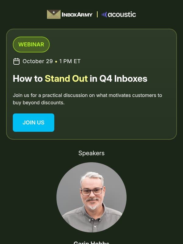 TOMORROW: Sell more without discounting more email from Inbox Army