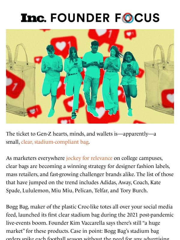 What Gen-Z really wants email from Inc. Magazine