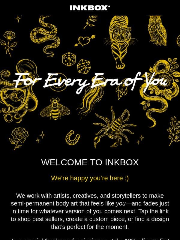 Welcome to Inkbox email from Inkbox