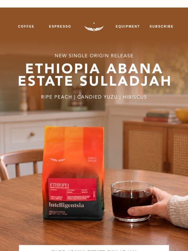 New Single Origin Release: Ethiopia Abana Estate Sulladjah email from Intelligentsia Coffee