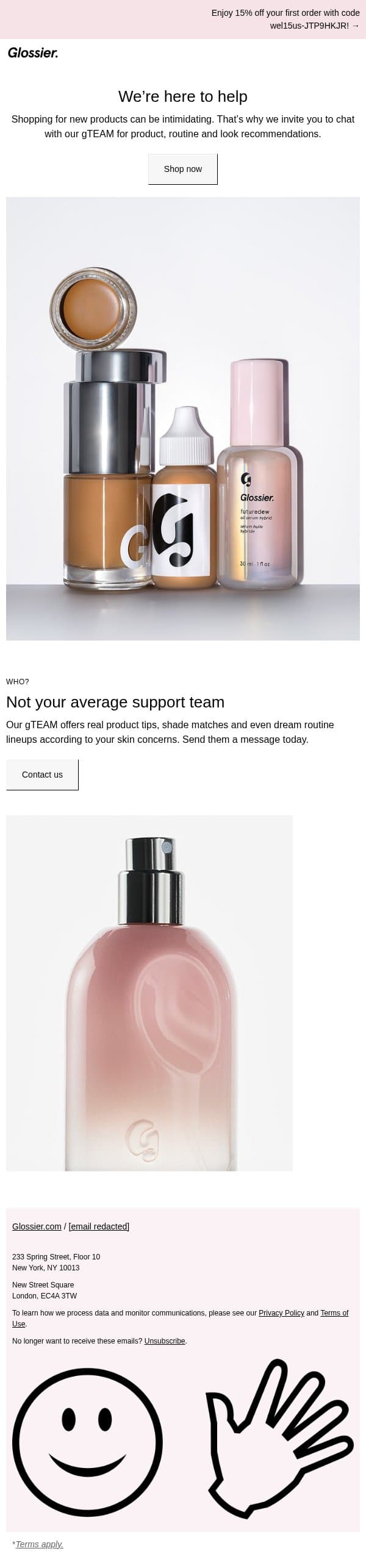 Got a question? email from Into The Gloss screenshot