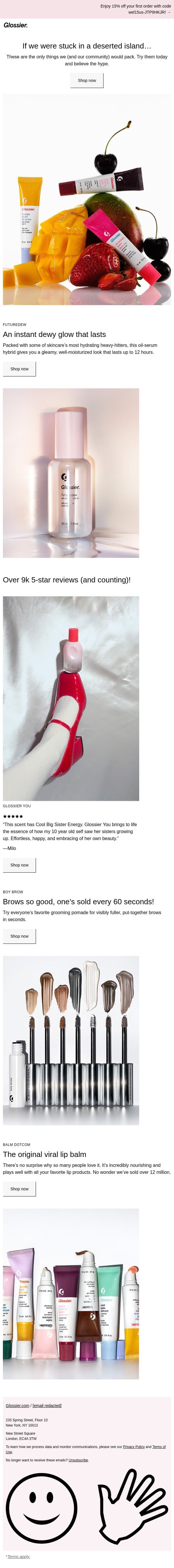 Our community’s must-have products email from Into The Gloss screenshot