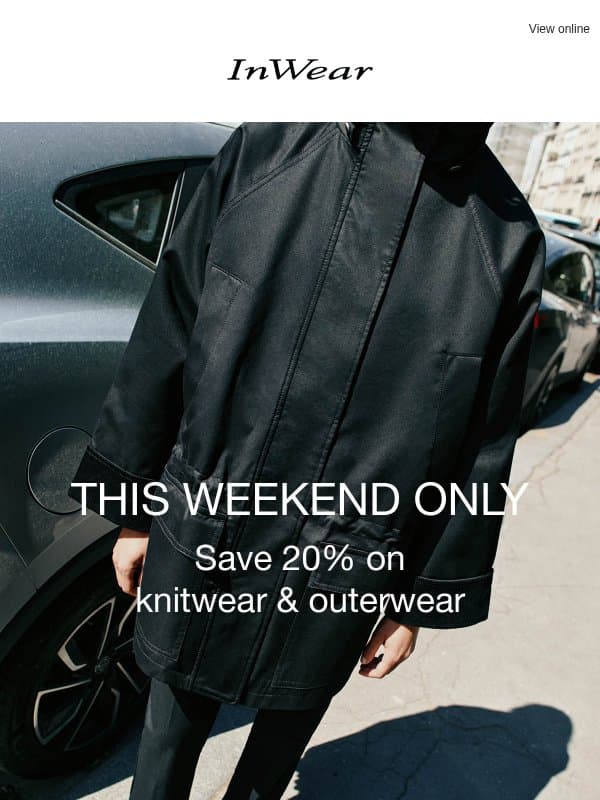 Limited Offer - Ends Tonight email from InWear