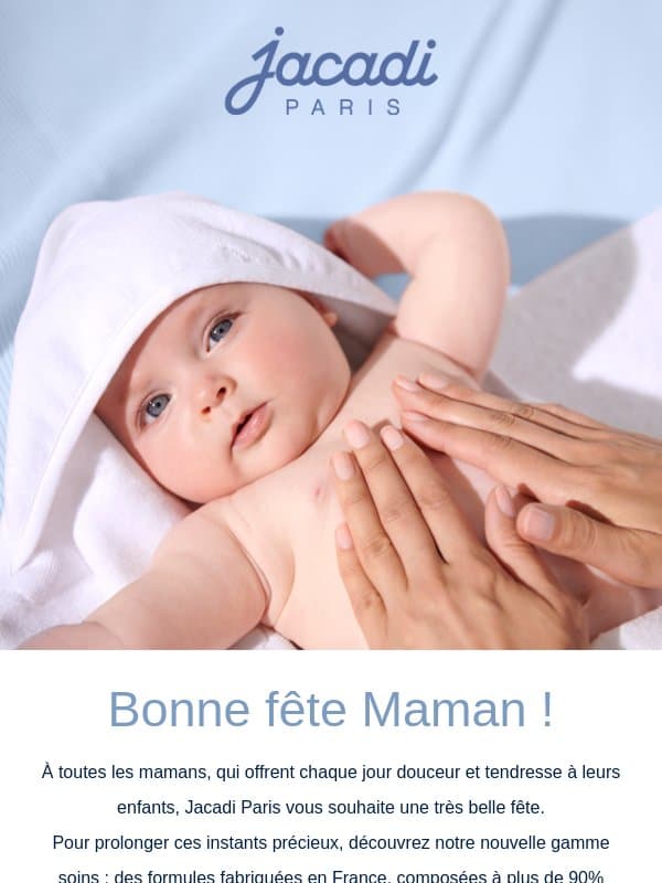 Joyeuse fête à toutes les mamans ! email from Jacadi
