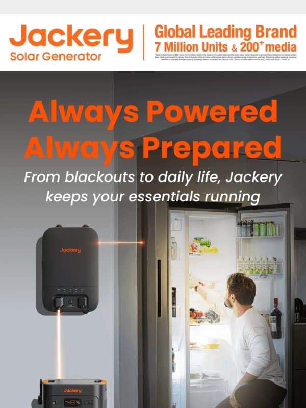 What Happens When the Power Goes Out? email from Jackery