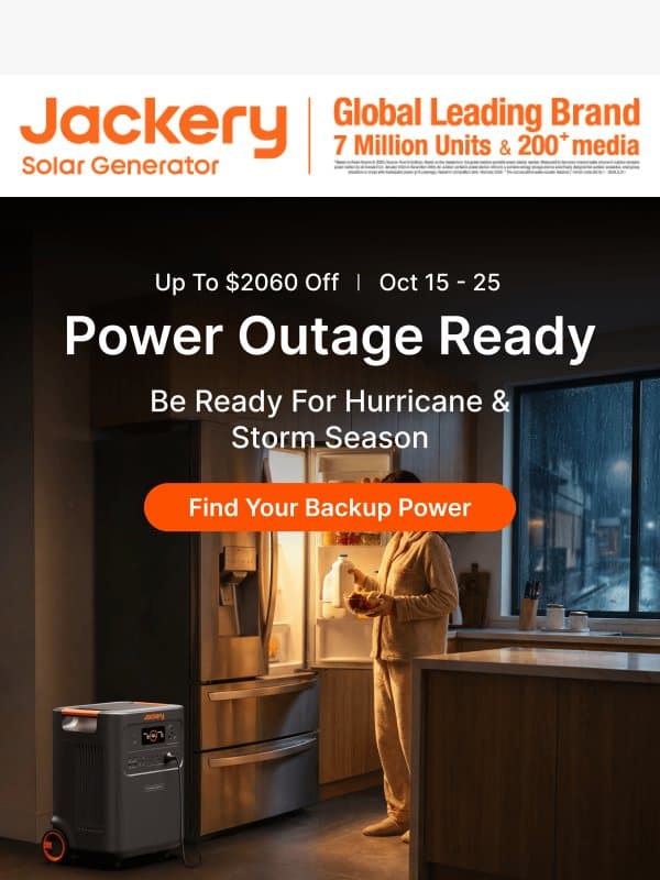 🔥 Buy Selected Items, Get a Free Gift 🎁 email from Jackery