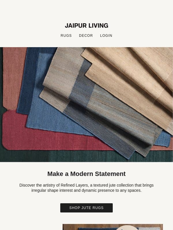 Now Trending: Jute Rugs email from Jaipur Living