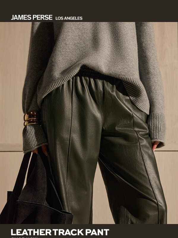 Relaxed Leather email from James Perse