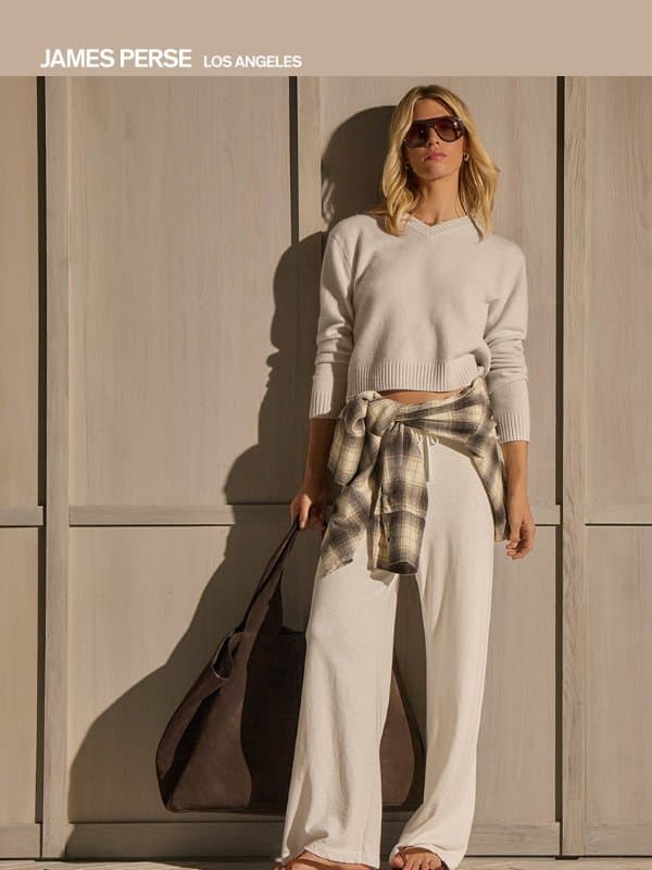 Relaxed Essentials email from James Perse