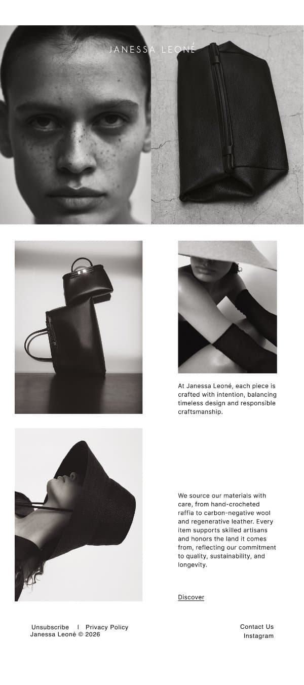 A Look Inside the Brand email from Janessa Leone screenshot