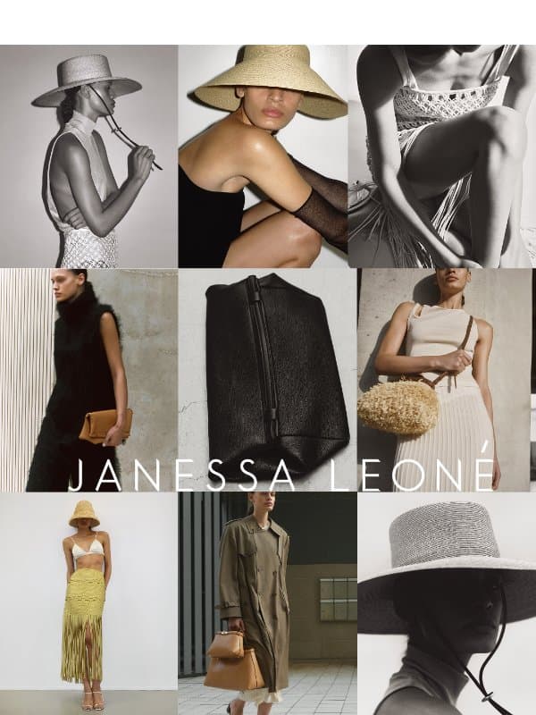 Explore our Newest Collection email from Janessa Leone