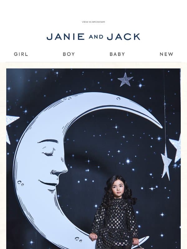 In the spotlight: The Stardust Dot Dress email from Janie and Jack