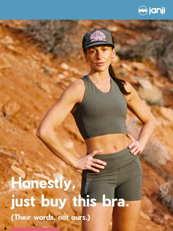 “My New Favorite Running Bra” 🌟 email from Janji