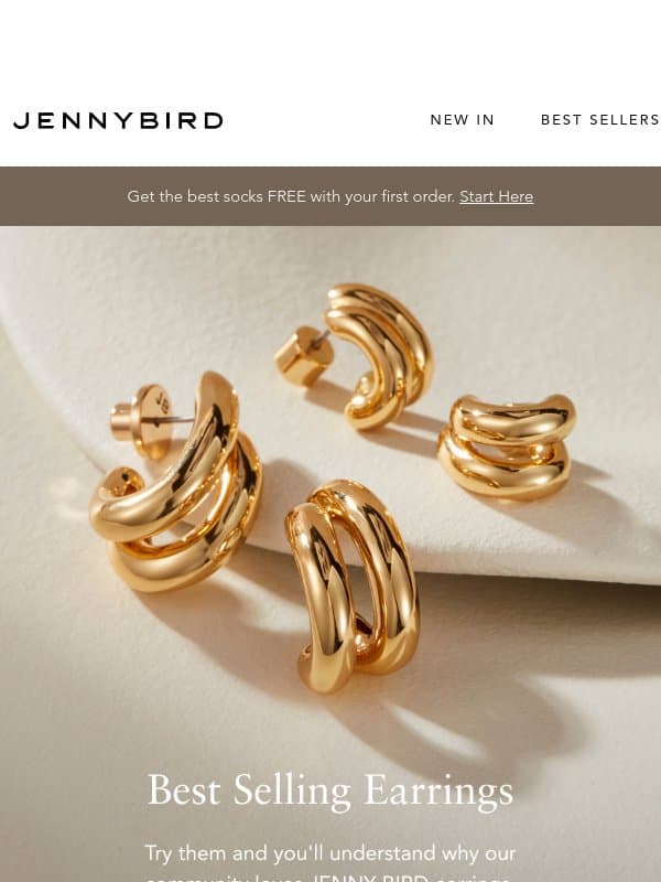 Earrings That Earn You Compliments email from Jenny Bird