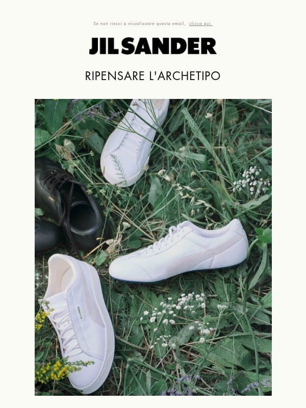 La collaborazione tra JIL SANDER e PUMA email from Jil Sander