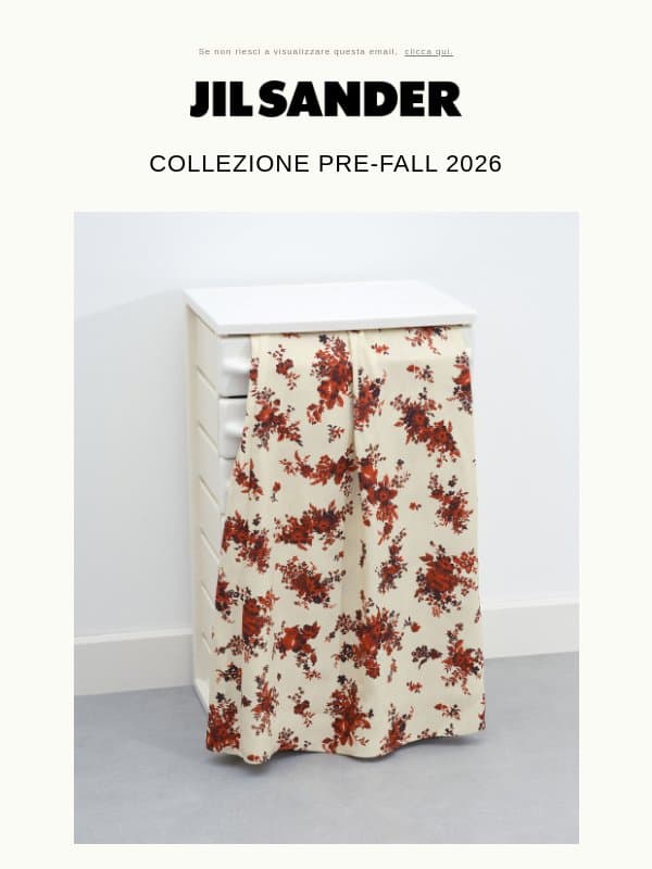 Una stagione in fiore email from Jil Sander