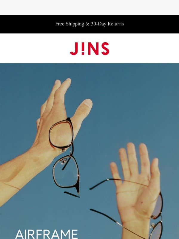 The Original JINS Airframe email from Jins