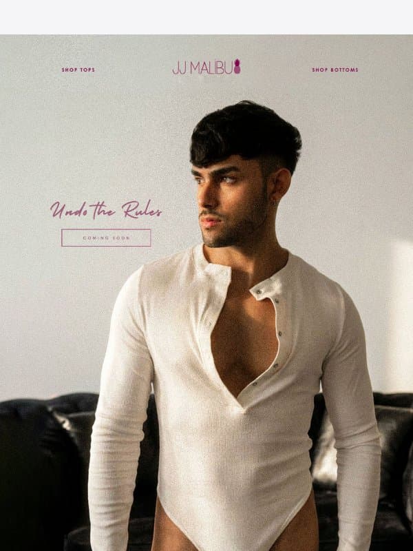 Coming Soon: Buttoned Up & Naughty ๐ email from JJ Malibu