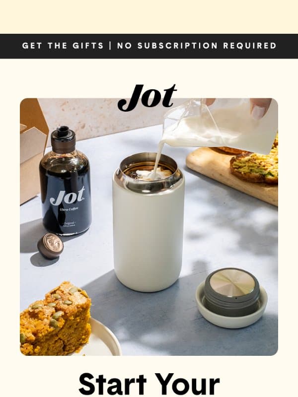 Get the mug, skip the subscription email from Jot