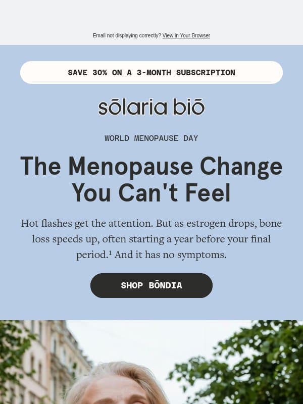 The menopause change you can't feel email from Journa Health