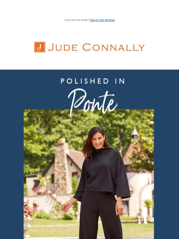 Discover the Allure of Ponte email from Jude Connally