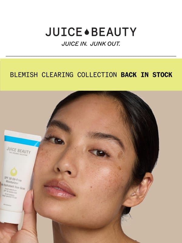 Your skin called. It wants this. email from Juice Beauty