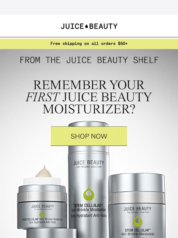 Learn the story behind one of our top sellers. email from Juice Beauty