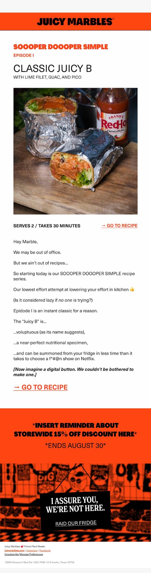 NEW Series π― SOOOPER DOOOPER Ep. 01 email from Juicy Marbles screenshot
