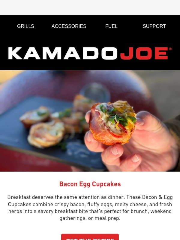 A Better Way to Start the Morning email from Kamado Joe