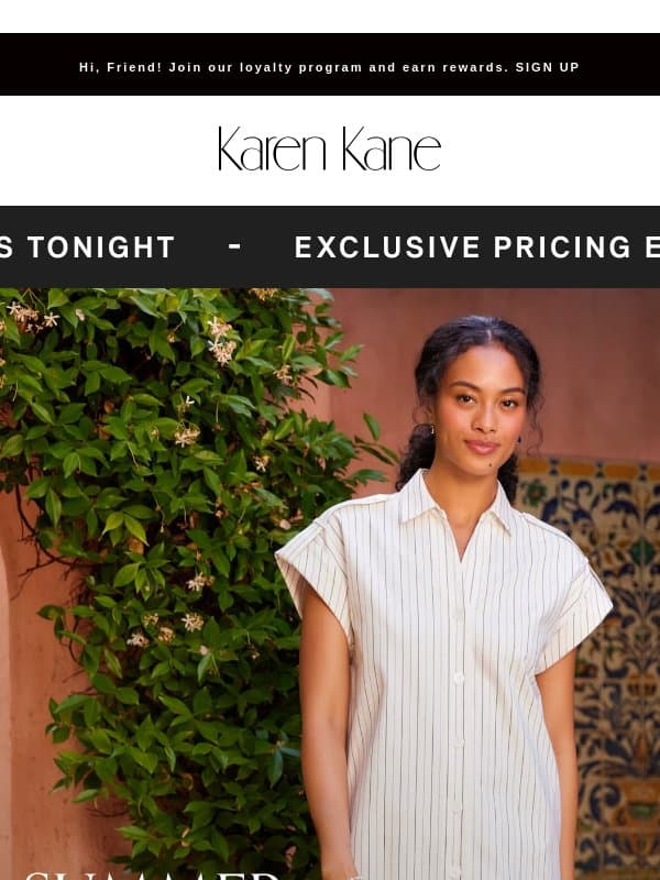 ⏰ Final Hours: Summer Savings Event Ends Tonight email from Karen Kane