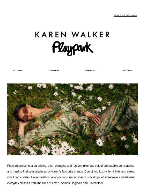 Introducing Playpark By Karen Walker email from Karen Walker