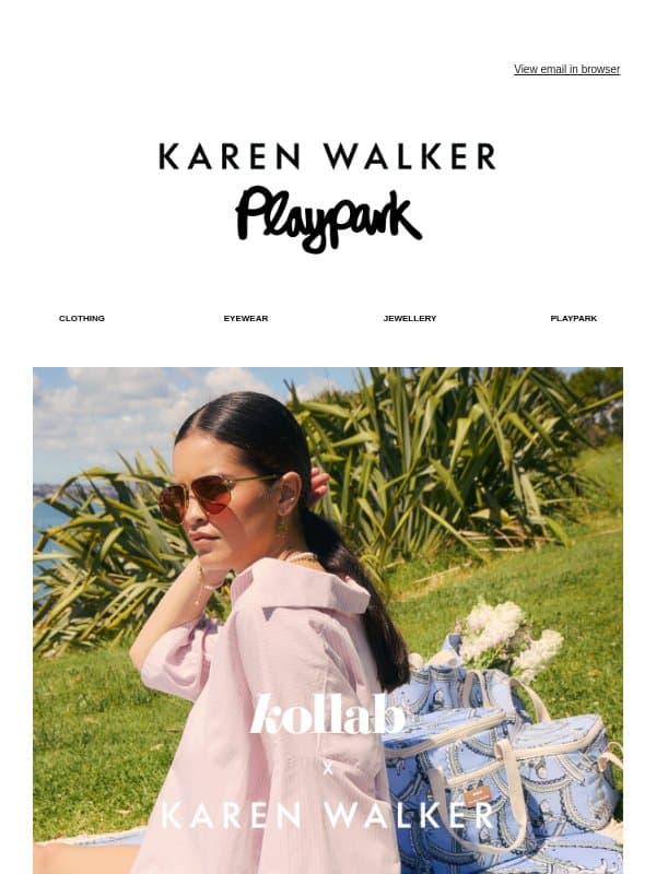Kollab x Karen Walker: Everyday Essentials email from Karen Walker
