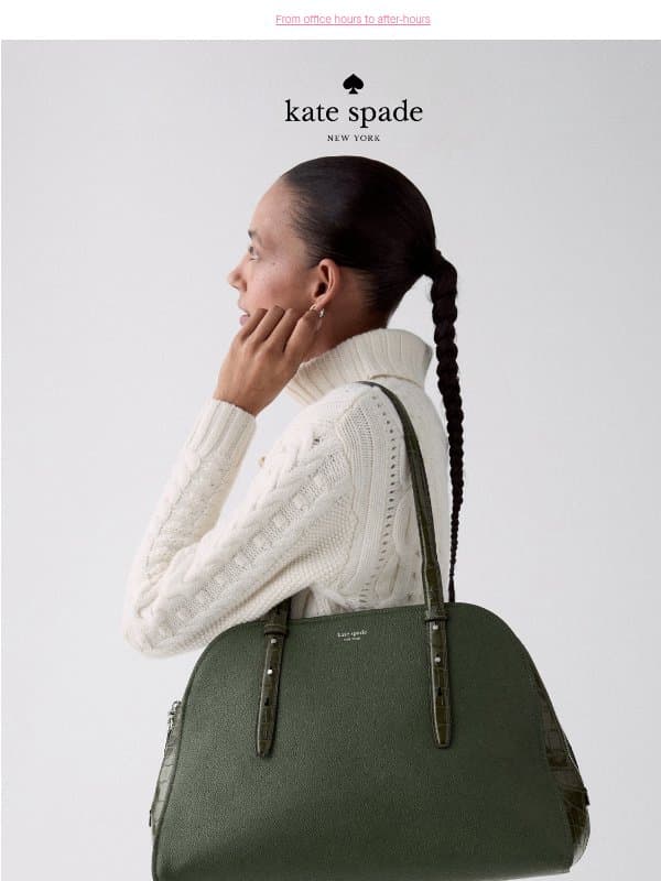 Totes that do it all email from Kate Spade