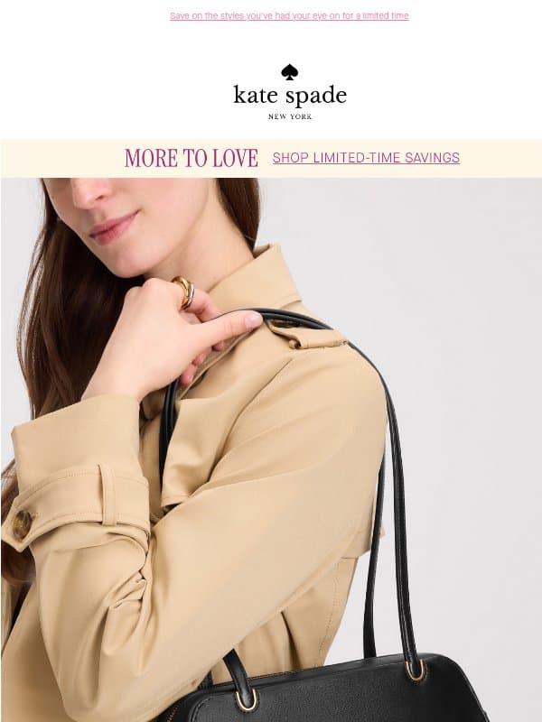 Our best prices are only a click away ✨ email from Kate Spade
